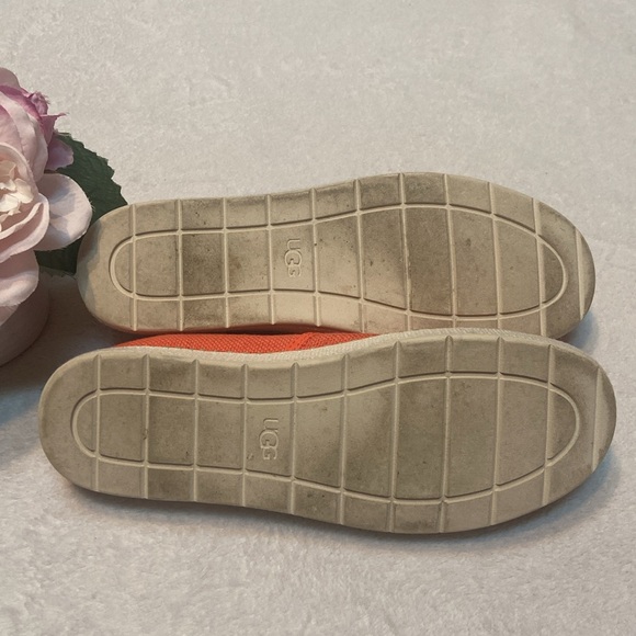 UGG Womens Size 9.5 Luciah Espadrille Stitch Slip Ons Orange - Picture 7 of 10